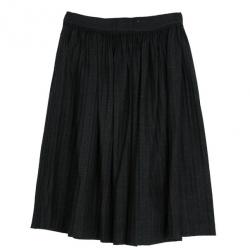 مملوكة مسبقًا Valentino Grey Pleated Skirt L