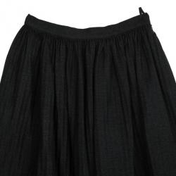 مملوكة مسبقًا Valentino Grey Pleated Skirt L