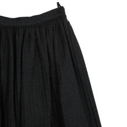مملوكة مسبقًا Valentino Grey Pleated Skirt L
