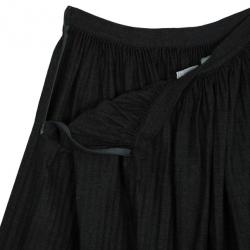 مملوكة مسبقًا Valentino Grey Pleated Skirt L