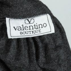 مملوكة مسبقًا Valentino Grey Pleated Skirt L