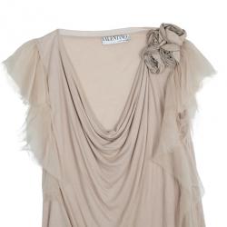 مملوكة مسبقًا Valentino Flower Embellished Top S