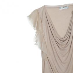 مملوكة مسبقًا Valentino Flower Embellished Top S