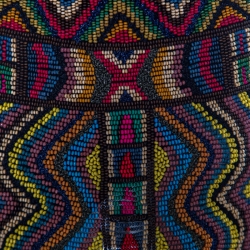 Pre Owned Valentino Multicolor Lurex Embroidered Beaded Mini Skirt S