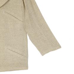 Pre Owned Valentino Linen Cream Skirt Suit L