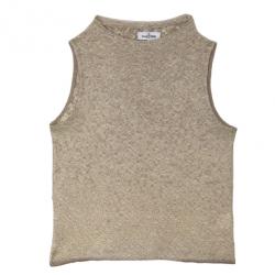 Pre Owned Valentino Beige Mohair Sleeveless Top L