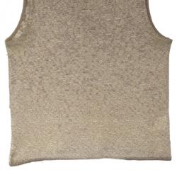 Pre Owned Valentino Beige Mohair Sleeveless Top L