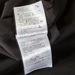Pre Owned Valentino Black Wool Gabardine Pencil Skirt S