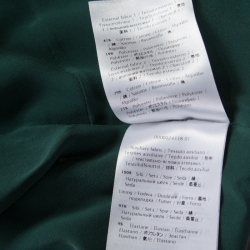 Pre Owned Valentino Forest Green Floral Guipure Lace Playsuit S