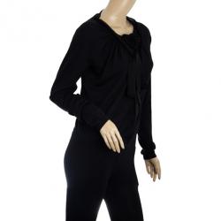 مملوكة مسبقًا Valentino Rosette Wool Blend Cardigan S