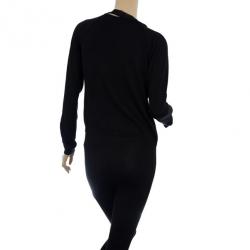 مملوكة مسبقًا Valentino Rosette Wool Blend Cardigan S