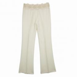 مملوكة مسبقًا Valentino Lace Belt Linen Trousers M