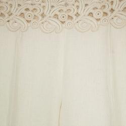 مملوكة مسبقًا Valentino Lace Belt Linen Trousers M