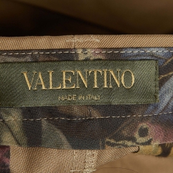 Pre Owned Valentino Green Embroidered Cotton Shorts S