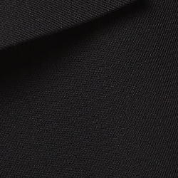 Pre Owned Valentino Black Gabardine Wool Crop Jacket M