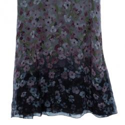 Pre Owned Valentino Off-Shoulder Floral Cocktail Dress L