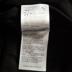 مملوكة مسبقًا Valentino Black Eyelet Embroidered Cotton Kaftan M