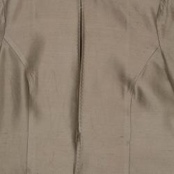 مملوكة مسبقًا جاكيت فالنتينو حرير شمبانيا XL