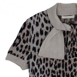 Pre Owned Valentino Leopard Print Top S