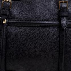 Pre Owned Valentino Black Leather Dome Satchel
