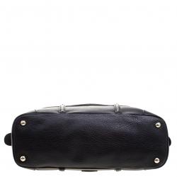 Pre Owned Valentino Black Leather Dome Satchel