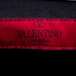 Pre Owned Valentino Black Leather Dome Satchel