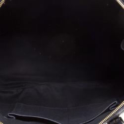 Pre Owned Valentino Black Leather Dome Satchel