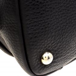 Pre Owned Valentino Black Leather Dome Satchel