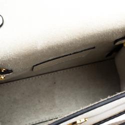 Pre Owned Valentino Off White Leather Mini My Rockstud Shoulder Bag