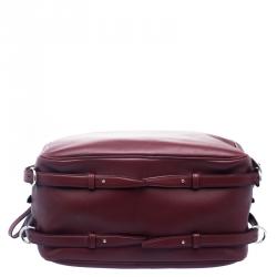 Pre Owned Valentino Burgundy Leather Bag