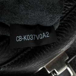 Pre Owned Valentino Black Leather Small Rockstud Tote