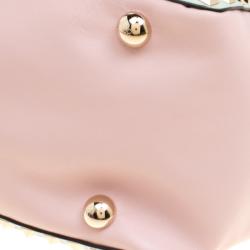 Pre Owned Valentino Tri Color Leather Medium Rockstud Tote