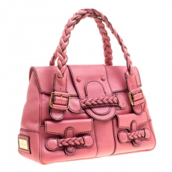 Pre Owned Valentino Pink Leather Histoire Satchel