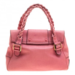 Pre Owned Valentino Pink Leather Histoire Satchel