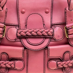 Pre Owned Valentino Pink Leather Histoire Satchel