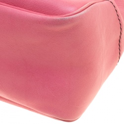 Pre Owned Valentino Pink Leather Histoire Satchel