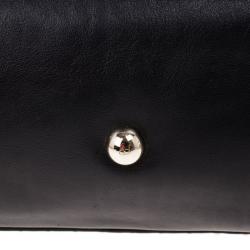 مملوكة مسبقًا Valentino Black Leather Rockstud Tote