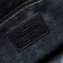 Pre Owned Valentino Black Leather Rockstud Rolling Crossbody Bag