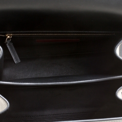 Pre Owned Valentino Black Leather Rockstud Cabana Top Handle Bag