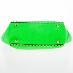 مملوكة مسبقًا Valentino Green Rockstud Mini Tote