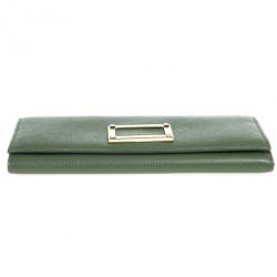 Pre Owned Valentino Garavani Flap Continental Wallet