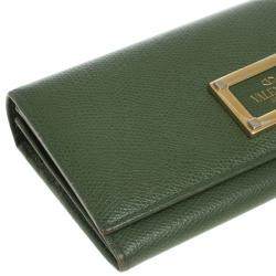 Pre Owned Valentino Garavani Flap Continental Wallet