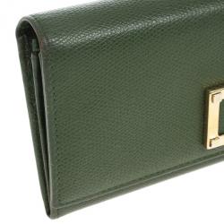 Pre Owned Valentino Garavani Flap Continental Wallet