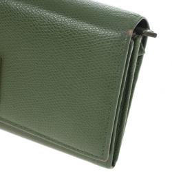 Pre Owned Valentino Garavani Flap Continental Wallet