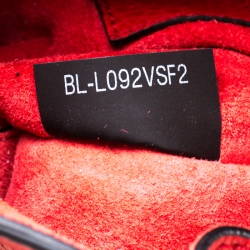 Pre Owned Valentino Red Leather Mini My Rockstud Croosbody Bag