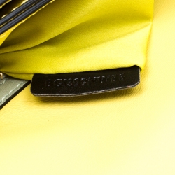 Pre Owned Valentino Tricolor Leather Rockstud Wristlet Clutch