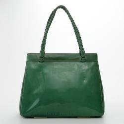 Pre Owned Valentino Patent Leather Demetra Bag