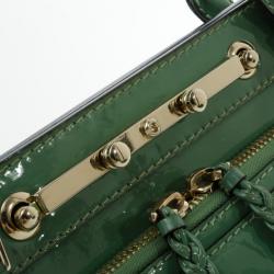 Pre Owned Valentino Patent Leather Demetra Bag