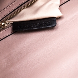 Pre Owned Valentino Multicolor Rockstud Crystal Embellished Leather Medium Glam Lock Flap Bag