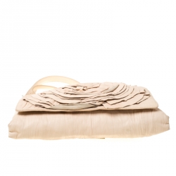 مملوكة مسبقًا Valentino Beige Leather Petale Shoulder Bag